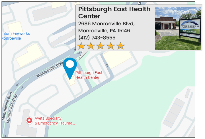 Pittsburgh East Health Center on googlemap
